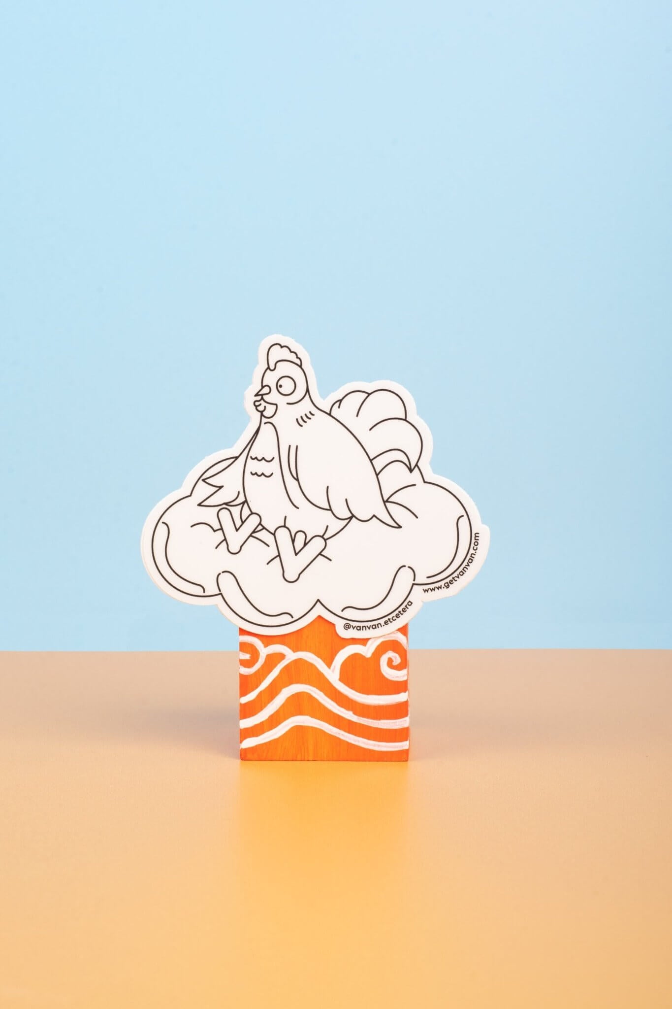 Vân Vân | Gà trống (Rooster) Vinyl Sticker | Our Mascot